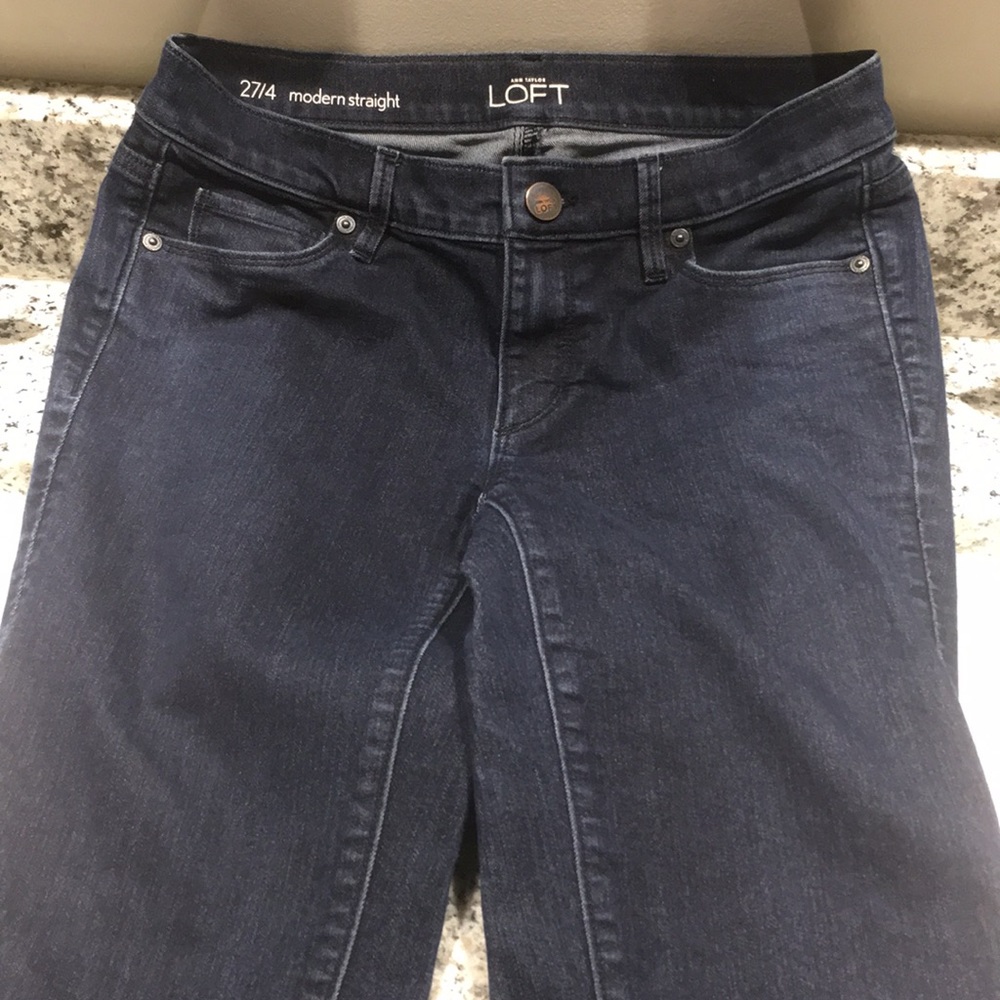 Loft Straight Leg Jeans - Size 27 (4)